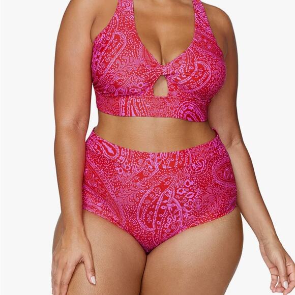 Raisins Curve Women's Las Virgenes Island Plus Size Bikini top and bottom - Picture 10 of 10